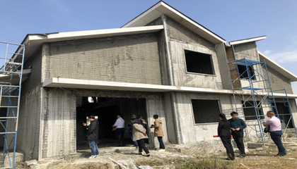 協會會員赴湖南鴻云杭蕭綠建科技觀摩裝配式鋼結構新農房建設